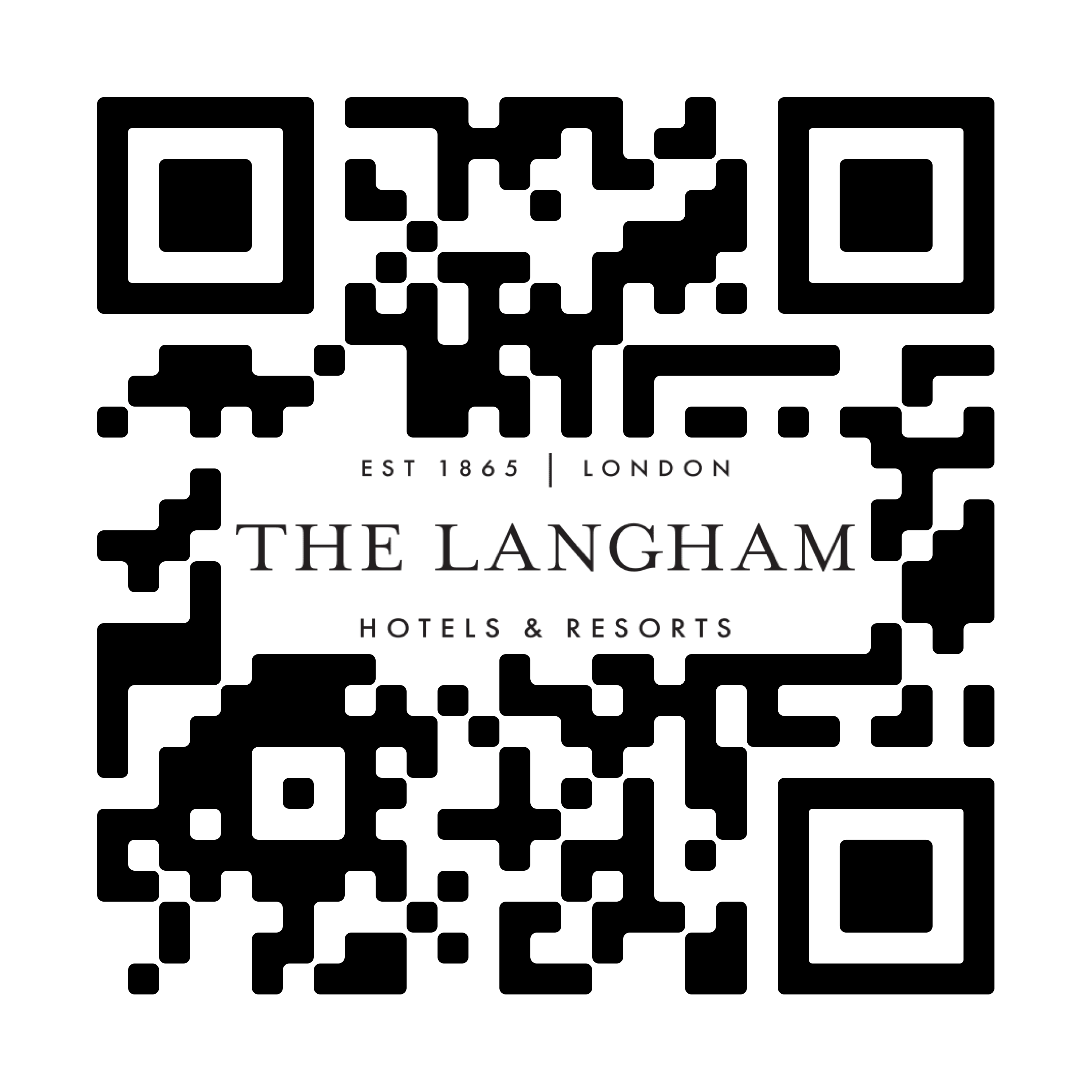 QR Code — Langham Hotel Digital Guide
